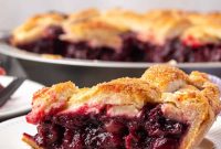 Homemade Cherry Pie with Flaky Crust