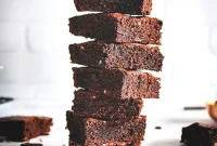 Fudgy Double Chocolate Zucchini Beet Brownies