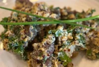 Baked Quinoa Casserole with Mushrooms and Kale