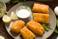 Gluten Free Breaded Fish with Homemade Tartar Sauce