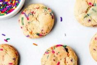 Soft Sprinkle Cookies with Bakery Style Texture
