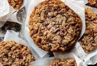 Salted Dark Chocolate Chip Cookies with Roasted Pecans