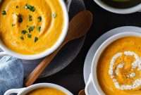 Velvety Carrot, Pumpkin and Apple Soup Recipe