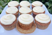 Spiced Gingerbread Cupcakes with Cream Cheese Frosting
