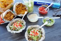 Grilled Walking Tacos in Foil Packets