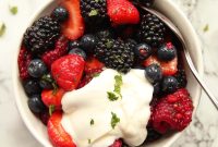 Summer Mixed Berry Salad with Honey Lime Dressing