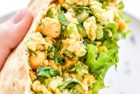 Lemony Herbed Mashed Chickpea Salad Recipe