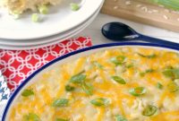 Creamy Cheddar Chicken and Green Chile Rice Casserole Recipe