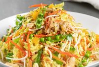 Chinese Chicken Salad with Sesame Ginger Dressing