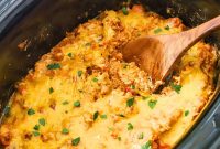 Slow Cooker Ground Pork Casserole Recipe