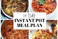 14-Day Instant Pot Meal Plan with Recipes and Grocery List