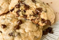 Chewy Chocolate Chip Oatmeal Cookies Recipe
