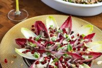 Vegan Loaded Chicory Canapes for Party Appetizers