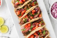 Juicy Blackstone Steak Tacos with Charred Onions and Lime