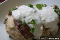 Crockpot Chicken with Sour Cream and Bacon