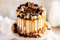 Butterscotch Cake with Silky Butterscotch Drip