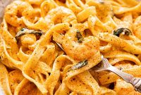 Creamy Sun Dried Tomato Prawn Pasta