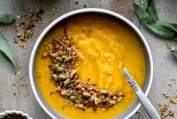 Vegan Golden Beet Soup with Carrot and Ginger