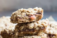 Peanut Butter and Jelly Crumble Bars