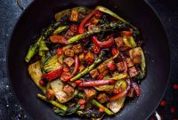 Vegan Peanut Tofu Stir Fry