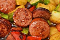 Keto Kung Pao Kielbasa Stir Fry Recipe