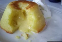 Molten White Chocolate Lemon Lava Cake Recipe