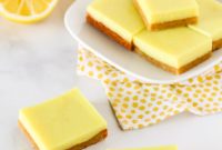 Gluten Free Vegan Lemon Bars Recipe