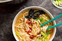 Spicy Vegan Udon Noodle Soup Recipe