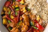 Slow Cooker Kung Pao Chicken – Panda Express Copycat