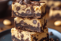Fudgy Cookie Dough Brownies Recipe