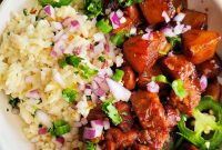 Pineapple Pork Rice Bowl Recipe