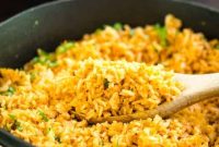 Spanish Rice Recipe with Tomatoes and Garlic