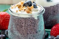 Creamy Blueberry Chia Seed Pudding Recipe