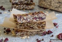 No-Bake Nut-Free Granola Bars with Seeds and Oats