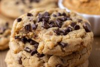 Chewy Peanut Butter Chocolate Chip Cookies
