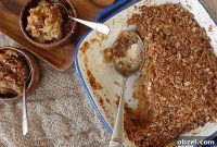 Boozy Vegan Shredded Apple Crisp Recipe
