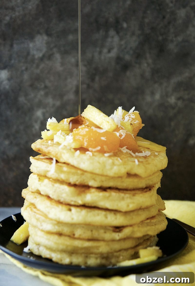Hawaiian Pancakes with Pineapple Salad 2 img 10085 1