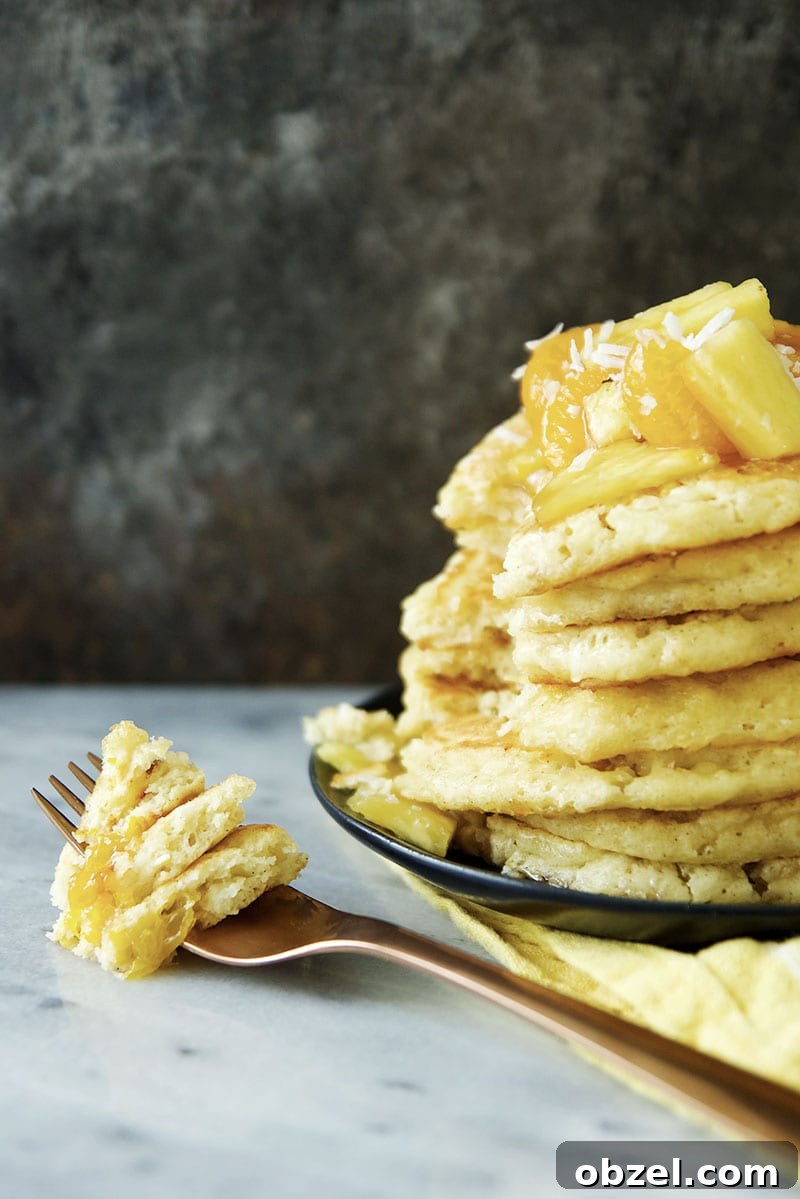Hawaiian Pancakes with Pineapple Salad 4 img 10085 3