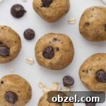 Cookie dough balls on a plate.
