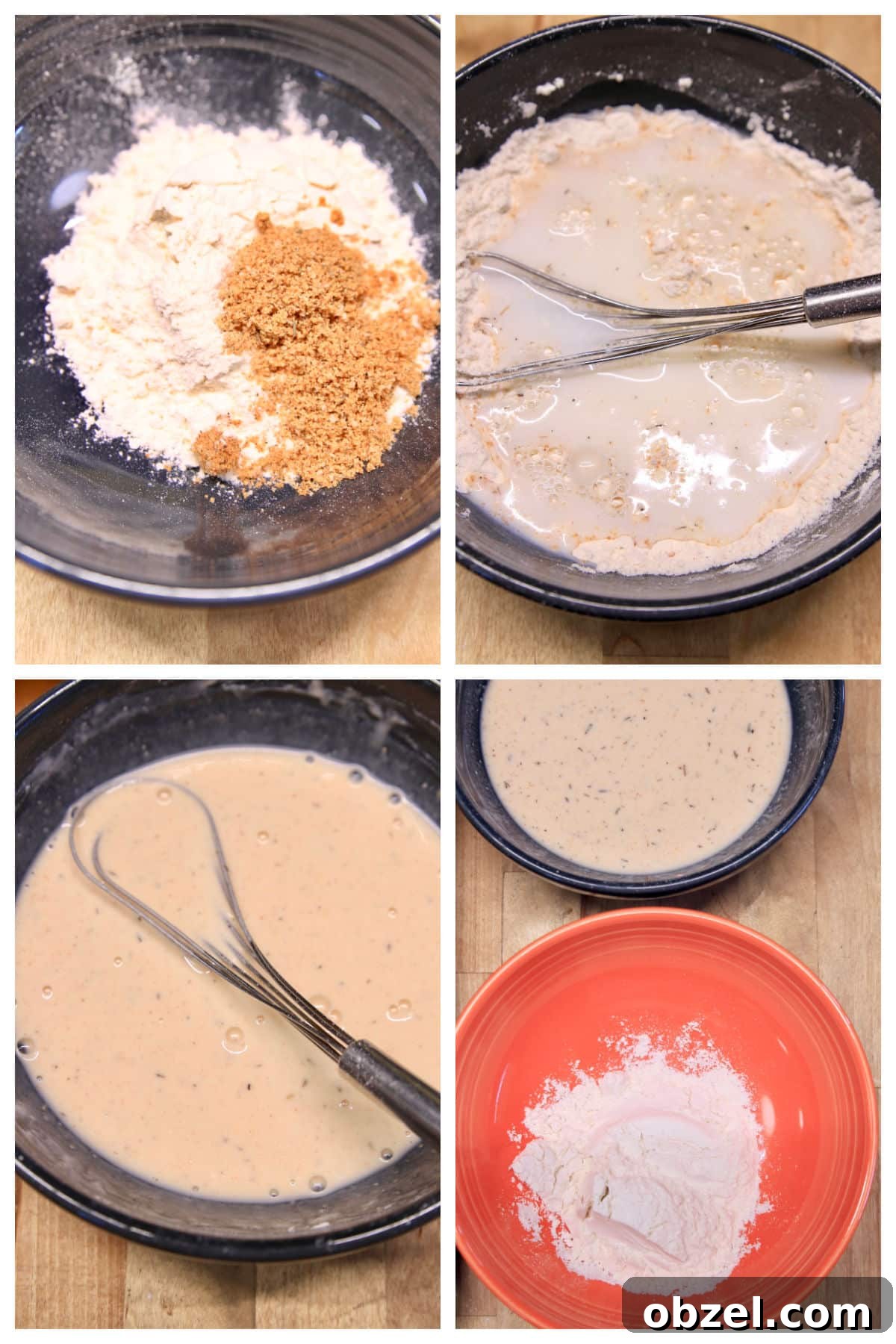 How to make fried pickles. Breading station for fried pickles.