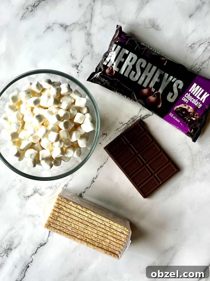 S'mores Nachos Recipe for Grill, Campfire, or Oven 3 Ingredients for s'mores nachos