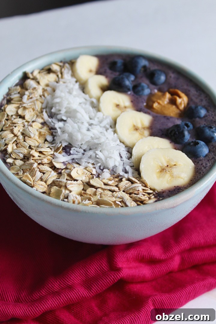 Budget Acai Smoothie Bowl Recipe 2 Smoothie Bowl Recipe Close Up