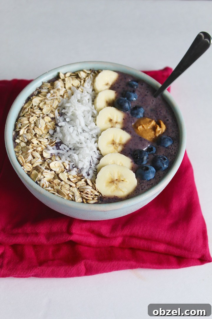 Budget Acai Smoothie Bowl Recipe 4 Smoothie Bowl Recipe Overhead