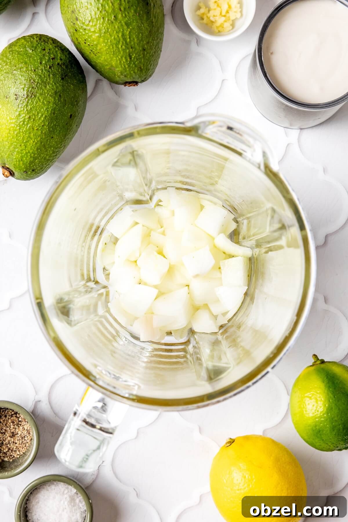 Creamy Dairy Free Chilled Avocado Soup 5 How to Make Chilled Avocado Soup Step 1 - Olivia Adriance