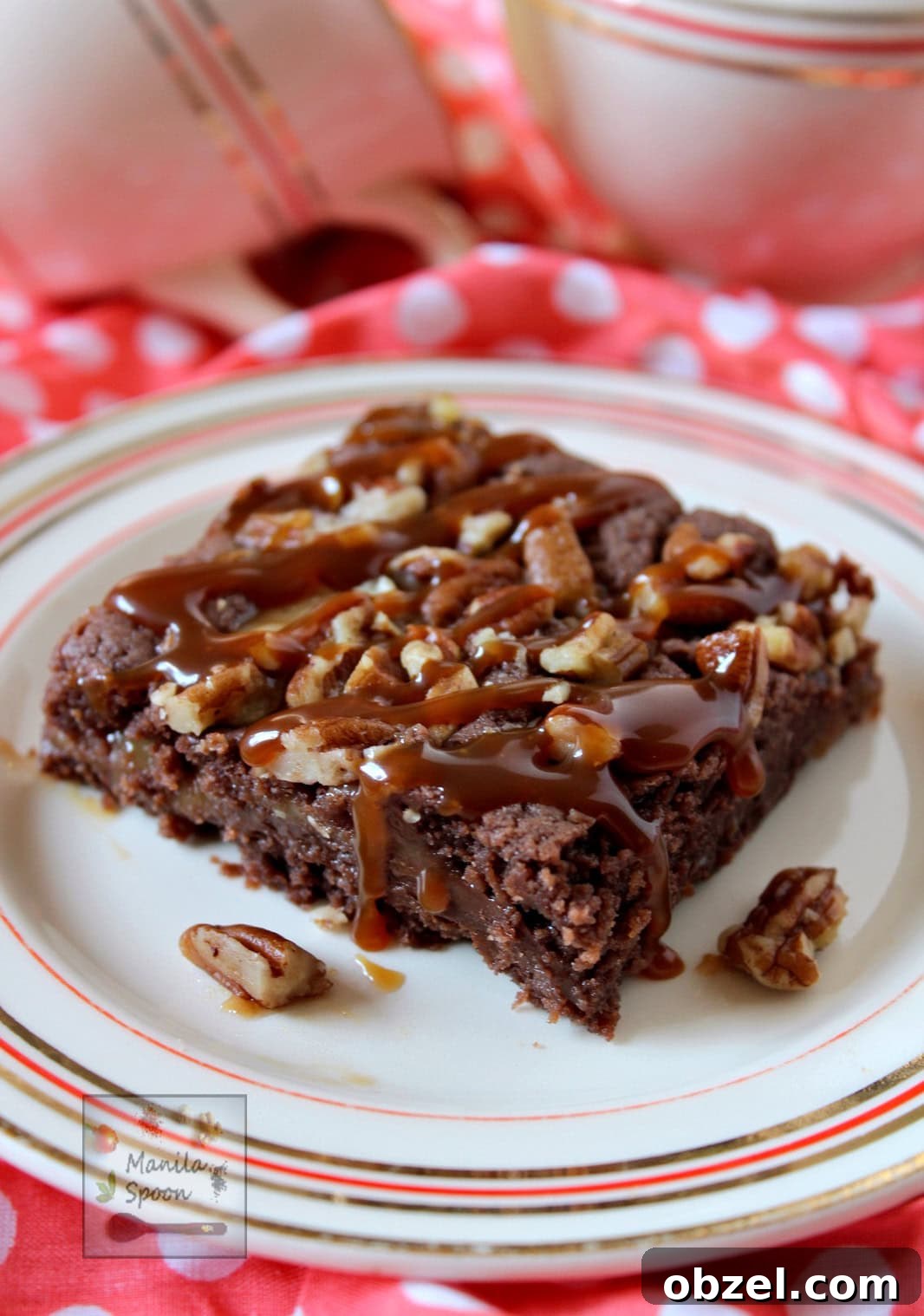 German Chocolate Cake Caramel Bars