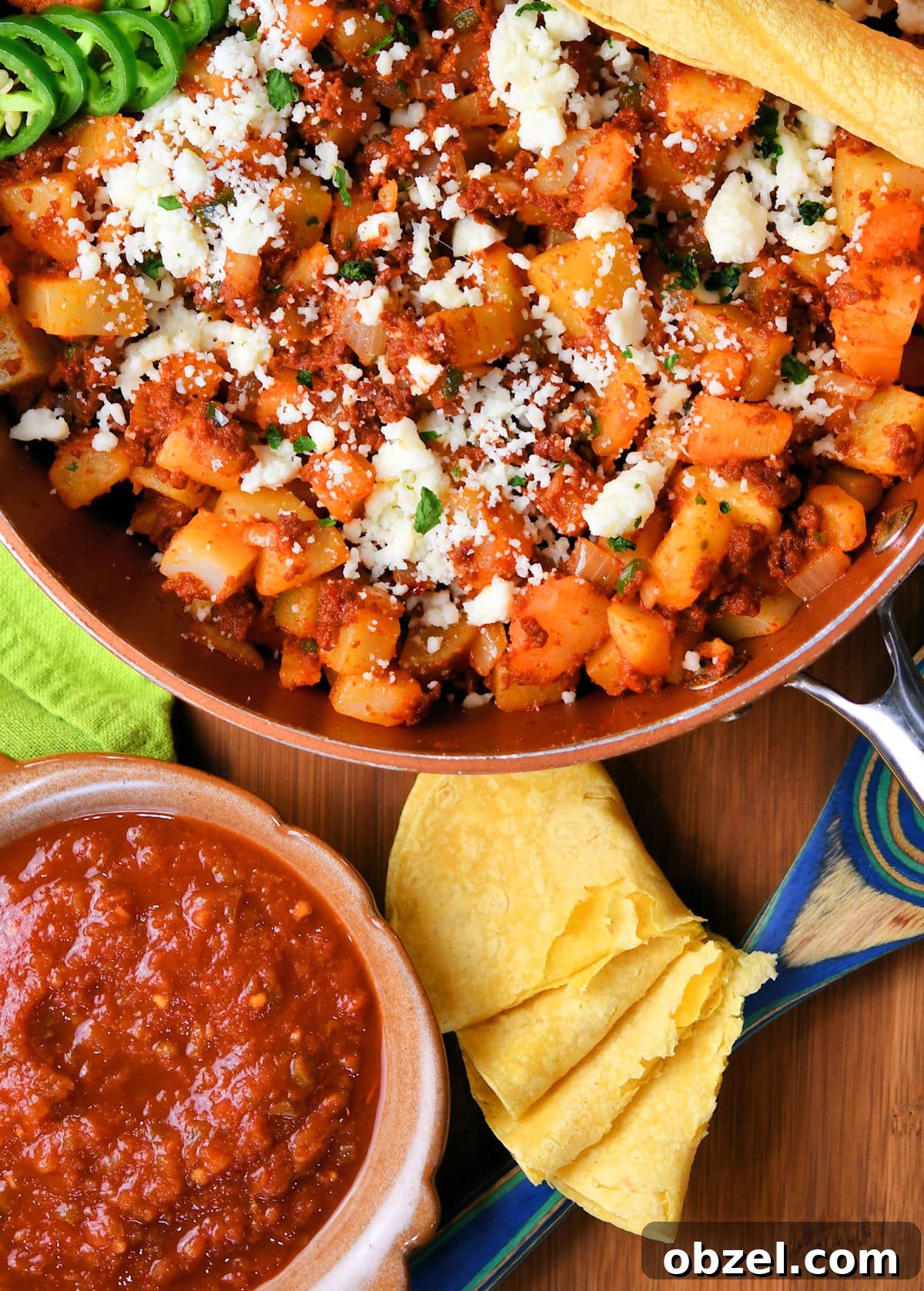 Mexican Chorizo and Potato Breakfast Skillet 11 24Bite: Chorizo and Potatoes Mexican Breakfast recipe by Christian Guzman