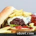 Blue cheese burger recipe