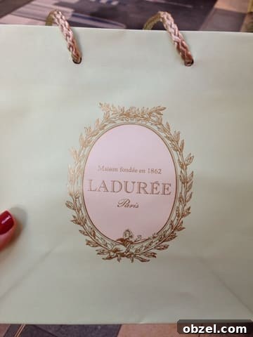 How to Spend Your Last Night in London 2 Laduree macaron in London travel recap