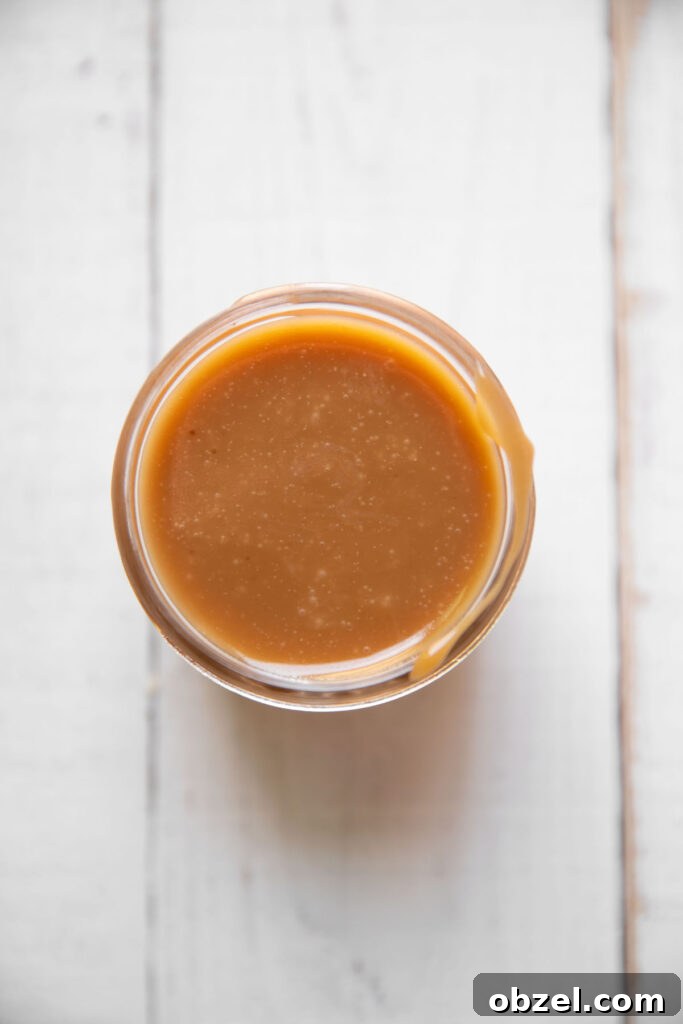 small bowl of salted caramel