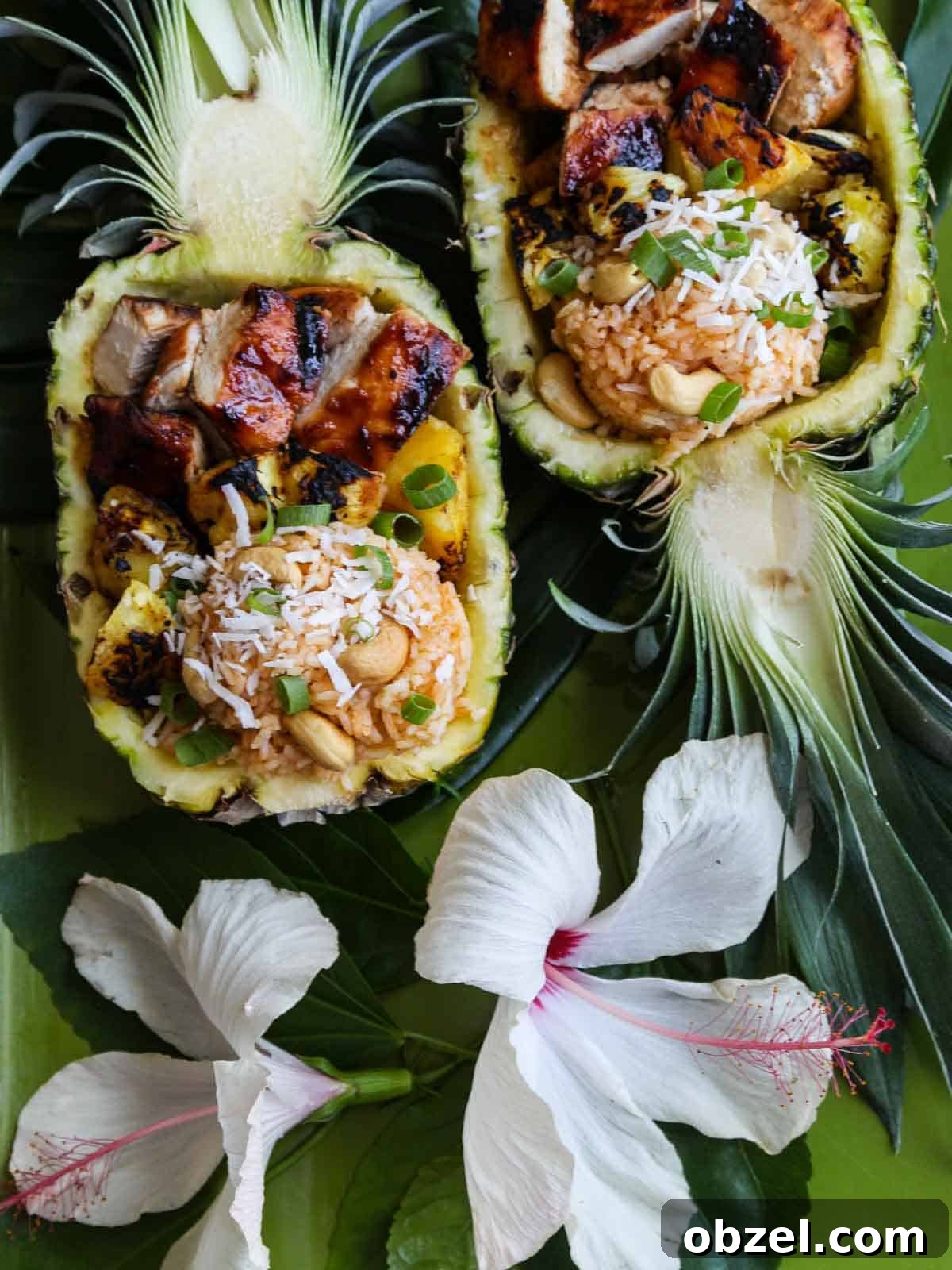 Huli Huli Hawaiian Grilled Chicken Recipe 2 Huli Huli Chicken Pineapple Bowls